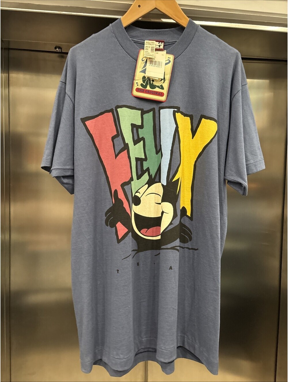Vintage 90s NWT Single-Stitch Felix The Cat T-Shirt Sz XL